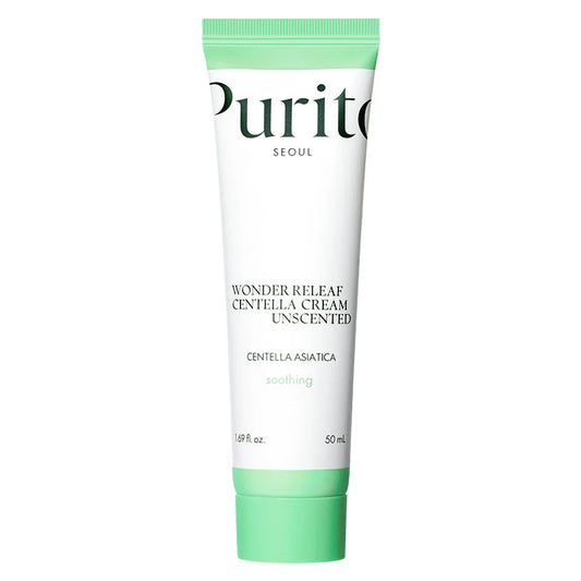 Purito Wonder Releaf Centella Cream Unscented - Soothing & Hydrating Cream (50ml)